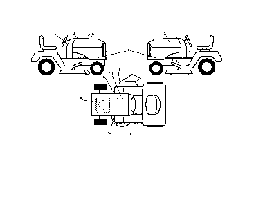 Decals Diagram and Parts List for YTH2348-917286560  Husqvarna Lawn Tractor