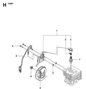 Part Location Diagram of 504118501 Husqvarna Cable