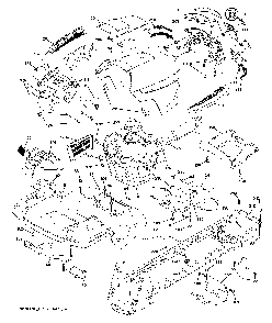 Chassis And Enclosures Diagram and Parts List for YTH2754T (96041006202)(2009-02) Husqvarna Lawn Tractor