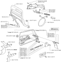 Page C Diagram and Parts List for 385XP EPA 2001-04 Husqvarna Chainsaw