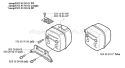 Page F Diagram and Parts List for 385XP 2003-10 Husqvarna Chainsaw