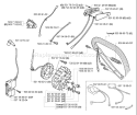 Page J Diagram and Parts List for 385XP EPA 2005-03 Husqvarna Chainsaw