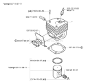 Page L Diagram and Parts List for 385XP EPA 2005-03 Husqvarna Chainsaw