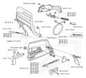 Page C Diagram and Parts List for 385XP EPA 2005-03 Husqvarna Chainsaw