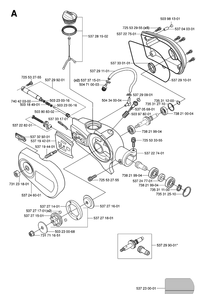 Gear Housing 2 Diagram and Parts List for 323P 20062700001-Current Husqvarna Pole Saw