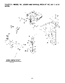 Engine Diagram and Parts List for LGT255496043006100 2008-12 Husqvarna Lawn Tractor