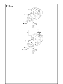 Part Location Diagram of 504785801 Husqvarna SPARK ARRESTOR SCREEN