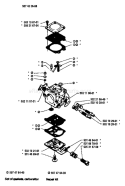 Page B Diagram and Parts List for 38 1989-05 Husqvarna Chainsaw