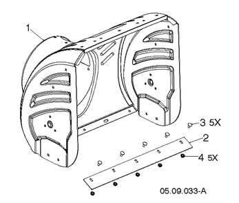 Auger Housing And Impeller 11 Diagram and Parts List for ST424  Husqvarna Snow Blower