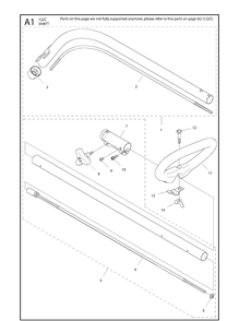 Shaft Diagram and Parts List for 122C 966712701 Husqvarna Edger