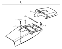 Cover Diagram and Parts List for 394XP 1992-10 Husqvarna Chainsaw