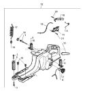 Fuel Tank Diagram and Parts List for 394XP 1994-01 Husqvarna Chainsaw