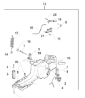 Fuel Tank Diagram and Parts List for 394XP 1996-01 Husqvarna Chainsaw