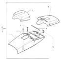 Cover Diagram and Parts List for 394XP 1998-03 Husqvarna Chainsaw