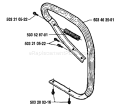 Page E Diagram and Parts List for 394 1992-01 Husqvarna Chainsaw