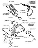 Page C Diagram and Parts List for 394 1992-02 Husqvarna Chainsaw