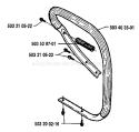 Page E Diagram and Parts List for 394 1992-02 Husqvarna Chainsaw