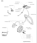 Page L Diagram and Parts List for 394EPA 394 EPA 1998-03 Husqvarna Chainsaw