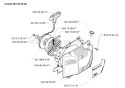 Page N Diagram and Parts List for 394EPA 394 EPA 1998-03 Husqvarna Chainsaw