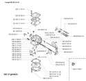 Page B Diagram and Parts List for 394EPA 394 EPA 1998-03 Husqvarna Chainsaw