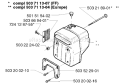 Page I Diagram and Parts List for 394EPA 394 EPA 1998-03 Husqvarna Chainsaw
