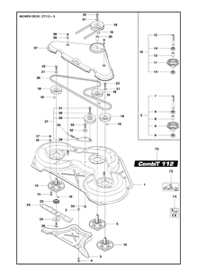 Part Location Diagram of 544102710 Husqvarna Blade