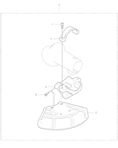 Guard / 355rx Diagram and Parts List for 355 2007-07 Husqvarna Brush Cutter
