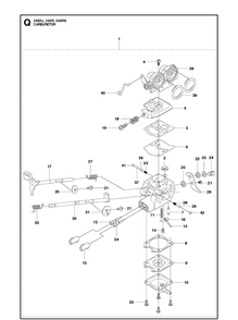 Part Location Diagram of 505055701 Husqvarna Spring