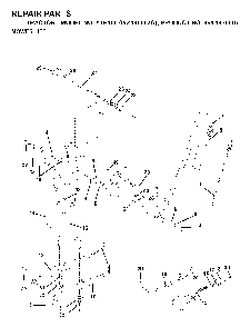 Mower Lift / Deck Lift Diagram and Parts List for YTH150 (954140007G, 954140007)(1998-09) Husqvarna Lawn Tractor