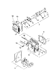 Head/valve/breather Diagram and Parts List for 917376823  Husqvarna Lawn Mower