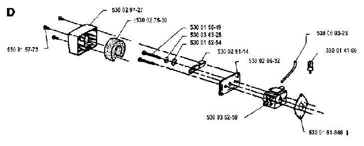 Carburetor And Air Filter Diagram and Parts List for 26L 1993-05 Husqvarna Trimmer