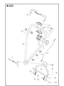 Part Location Diagram of 531147214 Husqvarna Switchbox assembly