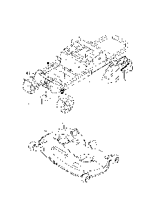 Decals Diagram and Parts List for Z246-967271401-00  Husqvarna Lawn Mower