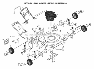 Part Location Diagram of 161469 Husqvarna Lawnmower Housing Kit