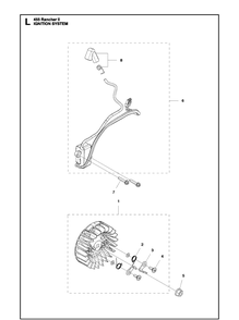 Part Location Diagram of 586815002 Husqvarna Ignition Module