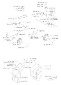 Wheels And Tires 6 Diagram and Parts List for ROYAL50  Husqvarna Lawn Mower