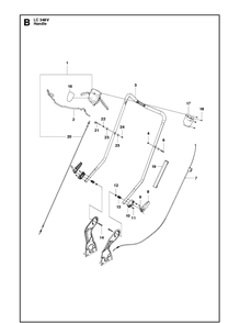 Part Location Diagram of 585402007 Husqvarna Cable