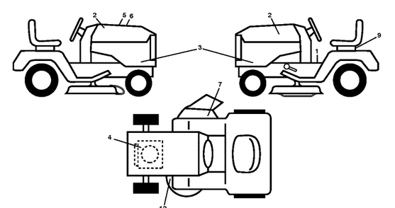 Part Location Diagram of 532433391 Husqvarna Decal, Replacement