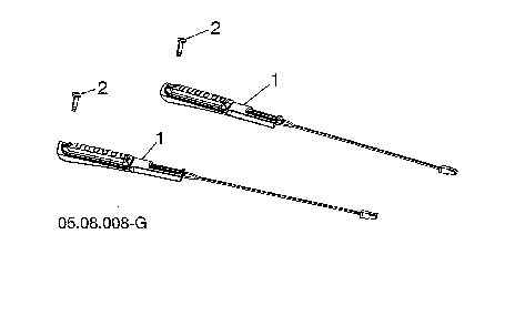 Heated grip Diagram and Parts List for 96193009705  Husqvarna Snow Blower