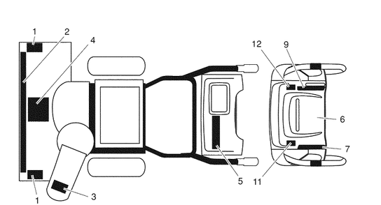 Decalls Diagram and Parts List for 1330SBXLSB (96193004100)(2008-11) Husqvarna Snow Blower