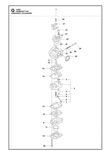 Part Location Diagram of 515368101 Husqvarna Valve