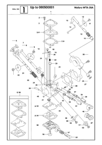 Service Update Diagram and Parts List for 455ERANCHER 2009-10 Husqvarna Chainsaw