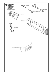 Accessories Diagram and Parts List for 336 20034000001-20040100000 Husqvarna Chainsaw