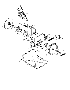 Drive Diagram and Parts List for 1830SB96193006501 2010-08 Husqvarna Snow Blower