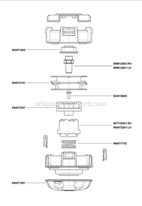Trimmer Head Diagram and Parts List for 330LK  Husqvarna Trimmer