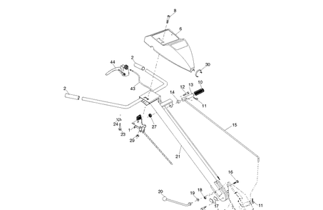 Part Location Diagram of 583474601 Husqvarna Throttle Control