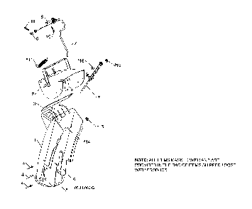 Chute weldment/deflector assy Diagram and Parts List for 96193009705  Husqvarna Snow Blower