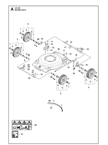 Part Location Diagram of 5032495-01 Husqvarna Rod Assembly