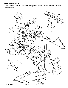 Mower Deck / Cutting Deck Diagram and Parts List for GTH2248XP (GTH2248 XPC, 954567888)(2003-07) Husqvarna Lawn Tractor