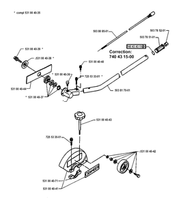Product Complete Diagram and Parts List for 225RD 19951000001 - 19962200000 Husqvarna Trimmer